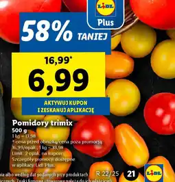 Lidl Pomidory trimix oferta