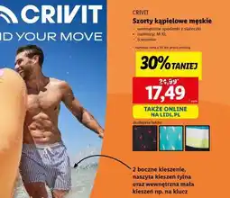 Lidl CRIVIT Szorty kąpielowe męskie oferta