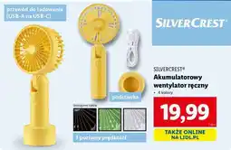 Lidl SILVERCREST Akumulatorowy wentylator ręczny oferta