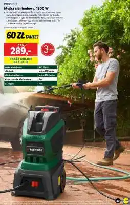 Lidl Parkside Myjka ciśnieniowa 1800 W oferta