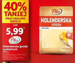 Lidl Holenderska gouda w plastrach oferta