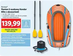 Lidl Pontoon 2-osobowy Kondor Elite z akcesoriami oferta