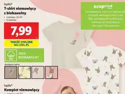 Lidl T-shirt niemowlęcy z biobawełny oferta