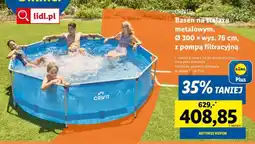 Lidl Crivit Basen na stelażu metalowym oferta