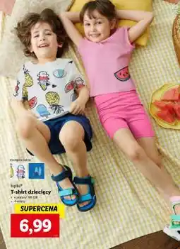 Lidl T-shirt dziecięcy oferta