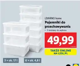 Lidl LIVARNO home Pojemniki do przechowywania oferta