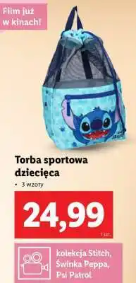 Lidl Torba sportowa dziecięca oferta