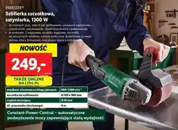 Lidl PARKSIDE Szlifierka szczotkowa, satyniarka, 1300 W oferta