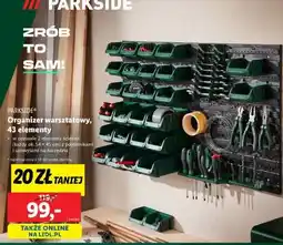 Lidl PARKSIDE Organizer warsztatowy, 43 elementy oferta