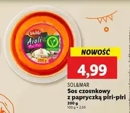 Lidl SOL&MAR Sos czosnkowy z papryczką piri-piri oferta