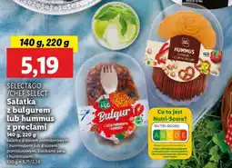 Lidl Select&Go / Chef Select Salátka z bulgurem lub hummus z preclami oferta