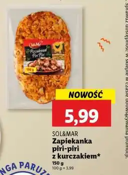 Lidl SOL&MAR Zapiekanka piri-piri z kurczakiem oferta