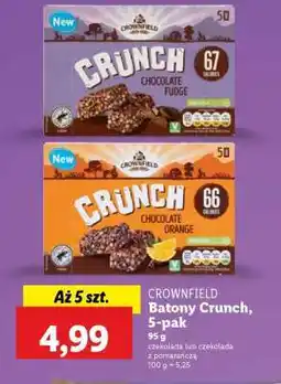 Lidl Crownfield Batony Crunch, 5-pak oferta