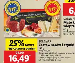 Lidl SOL&MAR Zestaw serów i szynki oferta