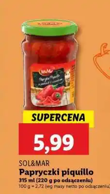Lidl SOL&MAR Papryczki piquillo oferta