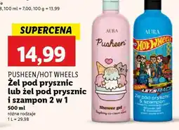 Lidl PUSHEEN/HOT WHEELS Żel pod prysznic lub żel pod prysznic i szampon 2 w 1 oferta