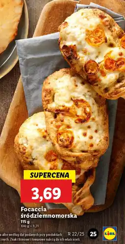 Lidl Focaccia śródziemnomorska oferta