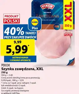 Lidl Szynka zawędzana Pikok XXL oferta