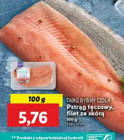 Lidl Pstrąg tęczowy, filet ze skórą oferta