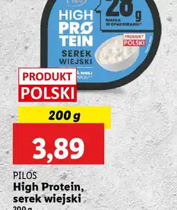 Lidl Serek wiejski Pilos High Protein oferta