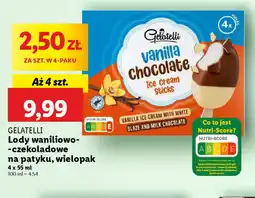 Lidl Lody Gelatelli waniliowo-czekoladowe oferta