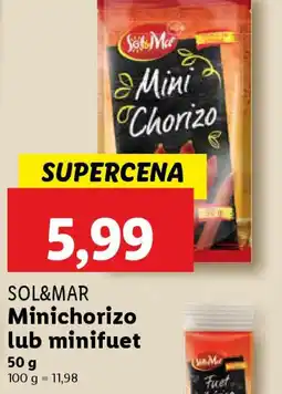 Lidl SOL&MAR Minichorizo lub minifuet oferta