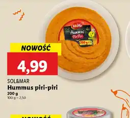 Lidl Hummus piri-piri Sol&Mar oferta