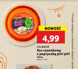 Lidl Sos czosnkowy z papryczką piri-piri Sol&Mar oferta
