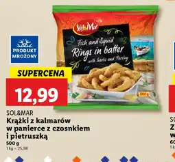 Lidl Krążki z kalmarów w panierce z czosnkiem i pietruszką Sol&Mar oferta