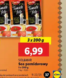 Lidl Sos pomidorowy Sol&Mar oferta