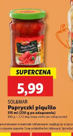 Lidl Papryczki piquillo SOL&MAR oferta