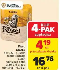 Carrefour Piwo Kozel oferta