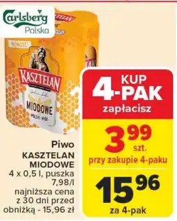 Carrefour Piwo Kasztelan oferta