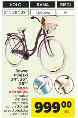 Carrefour Rower miejski Rama oferta