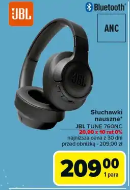 Carrefour Słuchawki bluetooth JBL oferta