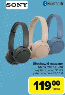 Carrefour Słuchawki bluetooth Sony oferta