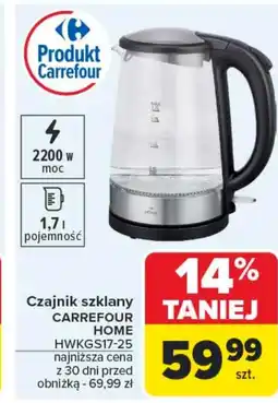 Carrefour Czajnik elektryczny Carrefour oferta