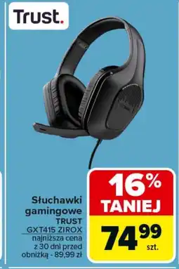 Carrefour Słuchawki Trust oferta