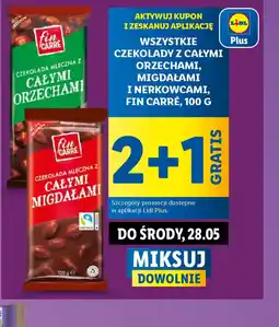 Lidl Czekolada Fin Carre oferta