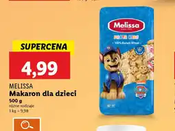 Lidl Makaron dla dzieci Melissa oferta