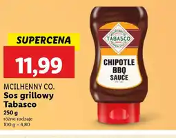 Lidl Sos grillowy Tabasco oferta