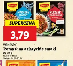 Lidl Winiary Pomysł na azjatyckie smaki oferta
