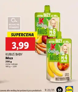 Lidl Kubuś Baby Mus oferta