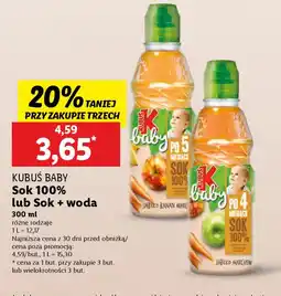 Lidl Kubuś Baby Sok 100% oferta