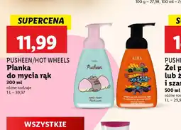 Lidl Pianka do mycia rąk Pusheen/Hot Wheels oferta