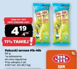 Netto Paluszki serowe original Pik-Nik Kids oferta