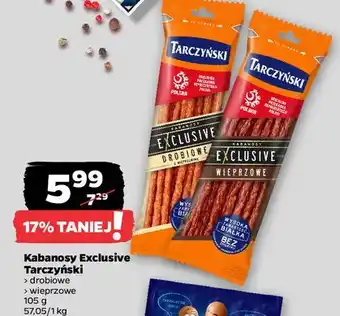 Netto Kabanosy wieprzowe Tarczyński Exclusive oferta