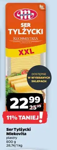 Netto Ser tylżycki kuchmistrza plastry Mlekovita oferta