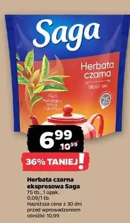 Netto Herbata ekspresowa Saga oferta