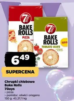 Netto Bake rolls pomidory oliwki i oregano 7 Days Rolls oferta